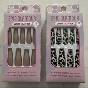 Set of 2 Press On Nail Set